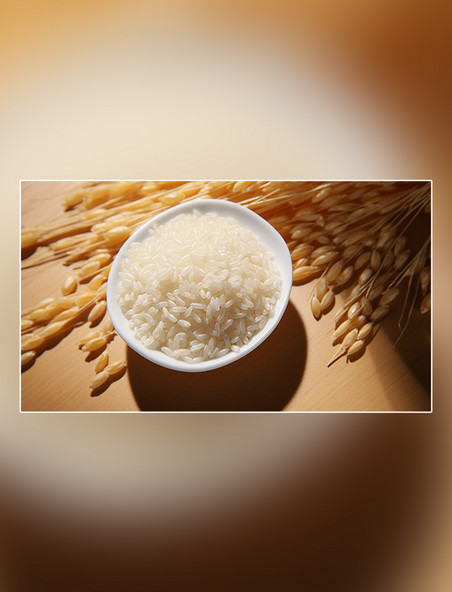 白色食材超级清晰粮食米饭主食大米营养米饭摄影图
