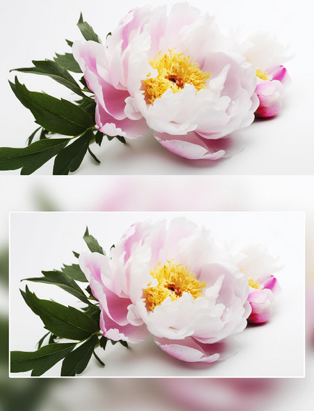 粉色芍药花朵摄影花卉