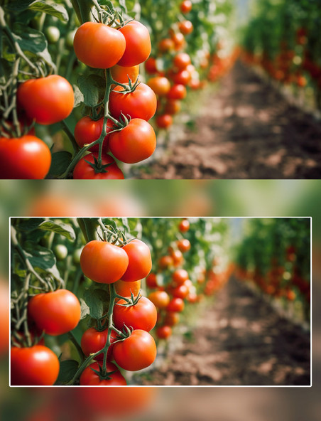 番茄西红柿水果农场摄影蔬菜