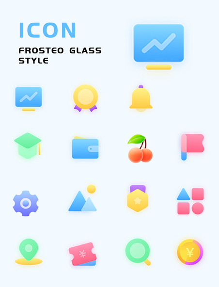 手机通用图标面型彩色电脑icon