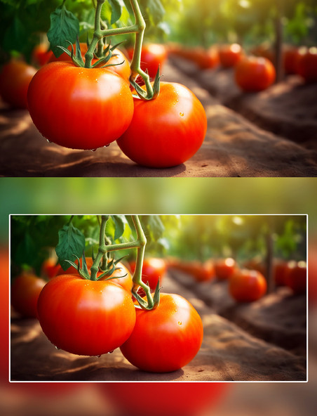 西红柿番茄菜园农副产品摄影蔬菜