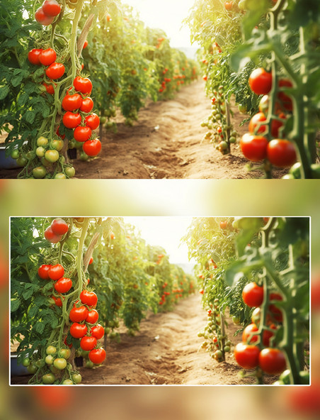 西红柿菜园土地农场摄影蔬菜