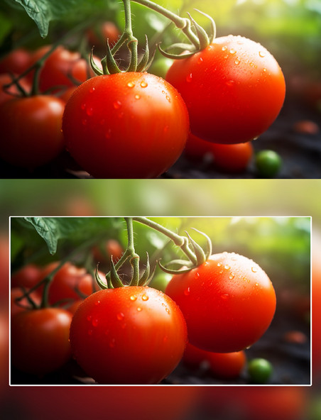 西红柿番茄菜园摄影蔬菜