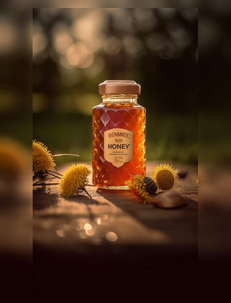 室外鲜花蜂蜜生态产品