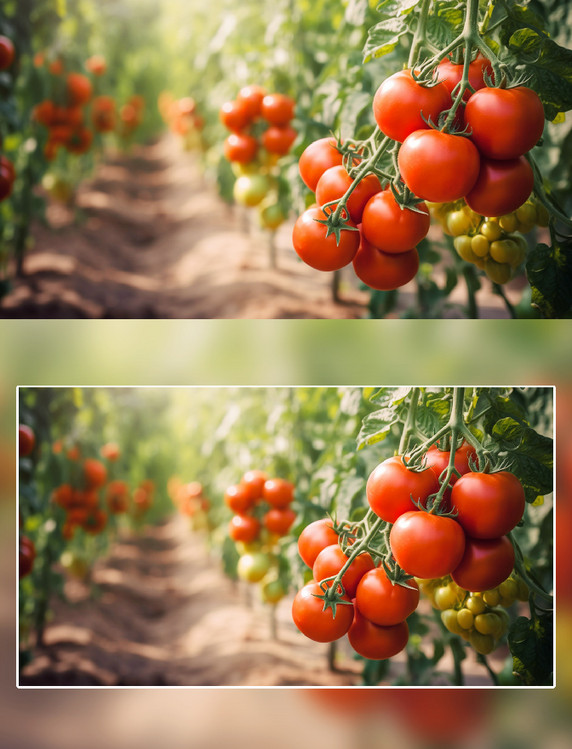 番茄西红柿农场摄影蔬菜