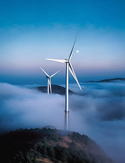 风能风力发电摄影图高清图片新能源环保