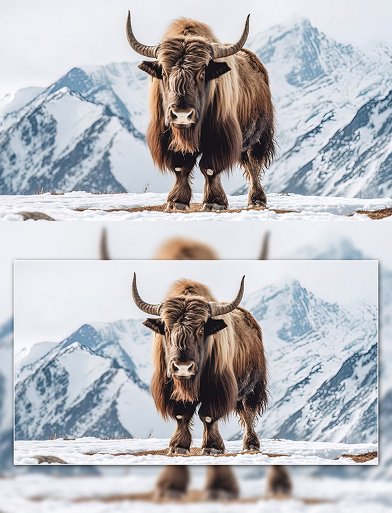雪域高原动物牦牛
