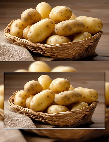 新鲜蔬菜土豆马铃薯