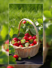 餐饮美食水果草莓农产品