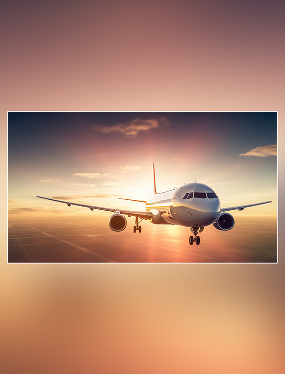 航空飞机交通工具飞机运输飞行私人飞机广阔视角摄影图旅行者