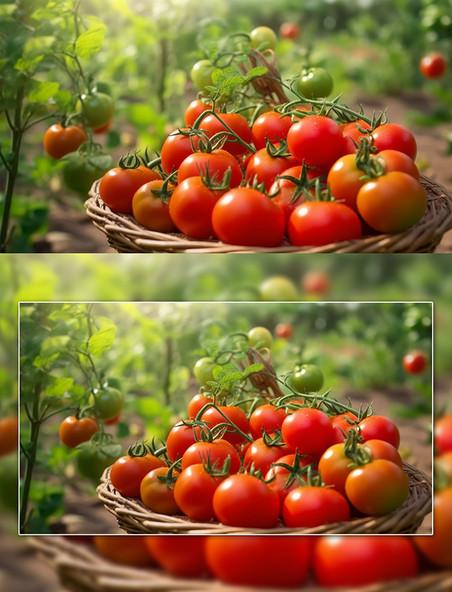 新鲜水果蔬菜番茄圣女果