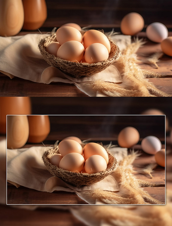 禽蛋鸡蛋蛋类营养美食