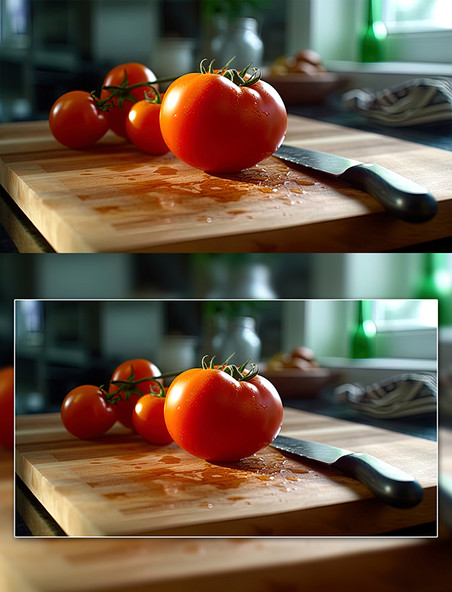 新鲜水果蔬菜番茄西红柿