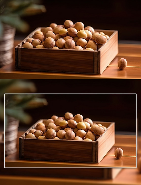 美食坚果一盒夏威夷果