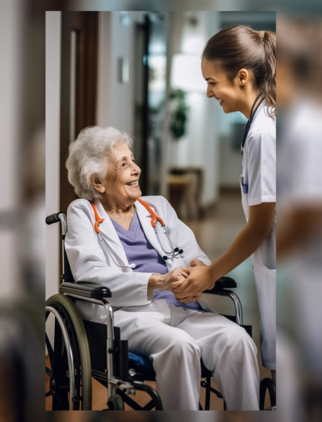 养老服务陪护医生轮椅照顾医疗