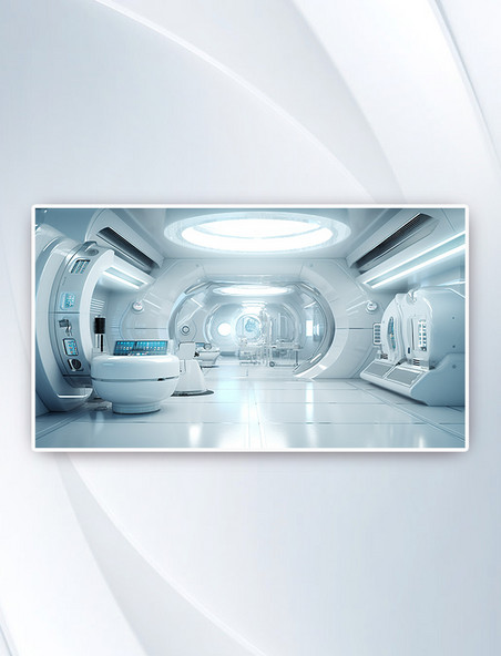实验室未来感室内医学研究科研环境背景