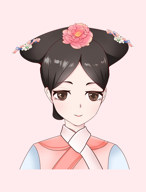 清朝宫廷女人元素