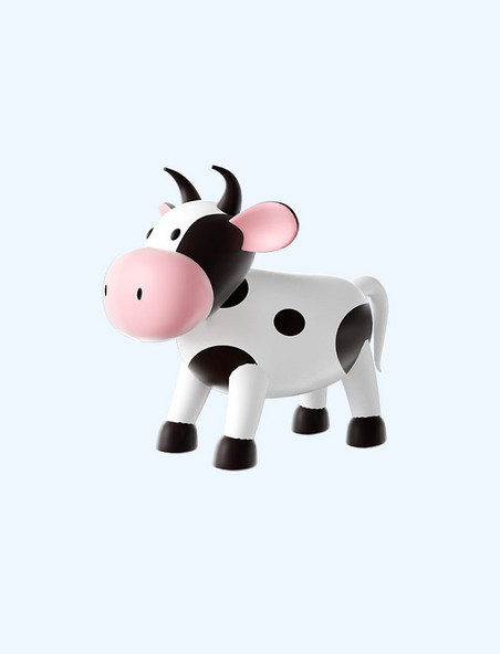 3D立体奶牛动物