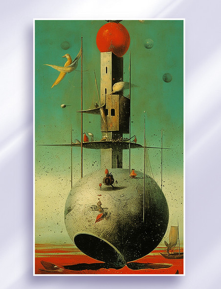 超现实风格抽象风格世界名画JoanMiro2图片_潮国创意