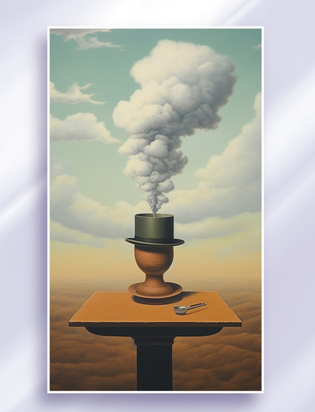 超现实风格抽象风格世界名画Magritte1