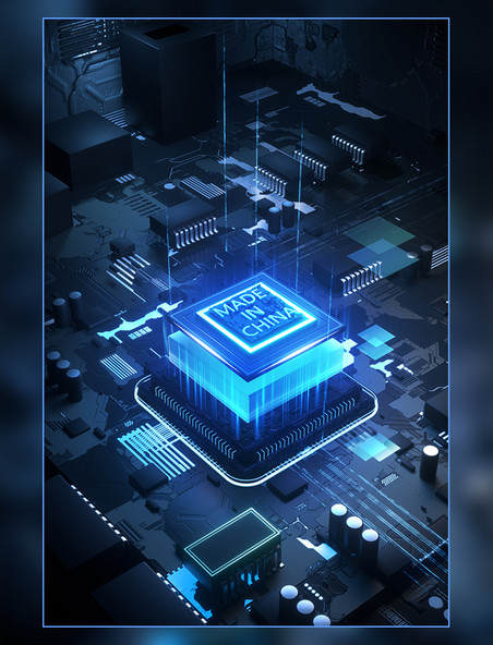 科技之美图片素材_科技海报模板_背景图片-潮国创意