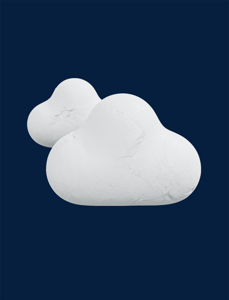 3D立体云朵白云