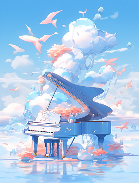 梦幻童话钢琴音乐背景