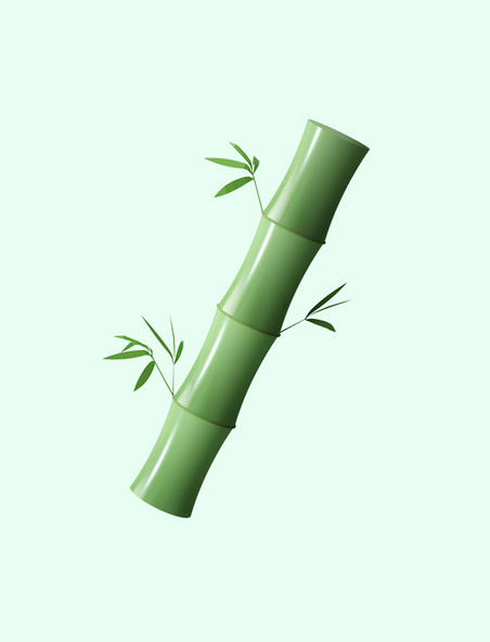 C4D立体富贵竹植物竹子