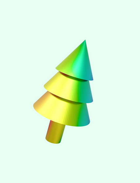 酸性黄绿色圣诞树