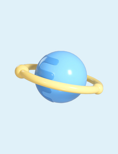 C4D立体3D行星星球