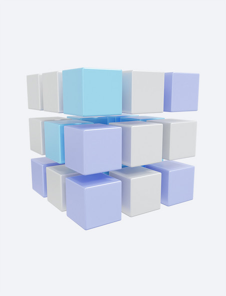 3D立体魔方方块立方体