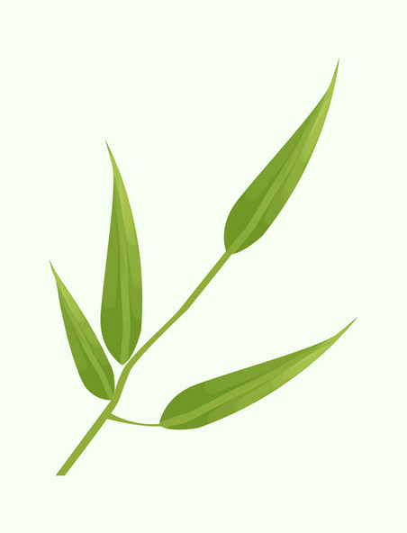 竹子树叶元素
