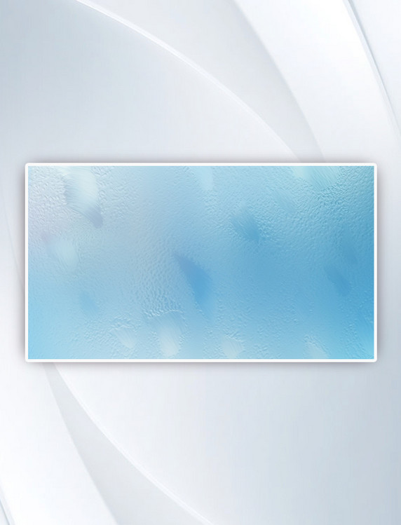 玻璃窗花冰样式蓝色渐变纹理质感背景