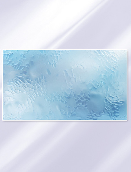 冰样式纹理质感玻璃窗花背景