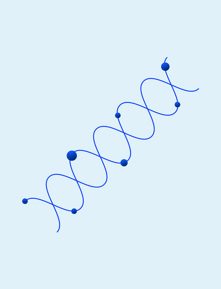 蓝色螺旋体细胞结构分子原子DNA
