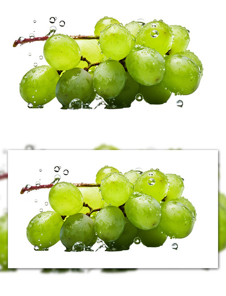 新鲜水果阳光玫瑰水晶葡萄美食