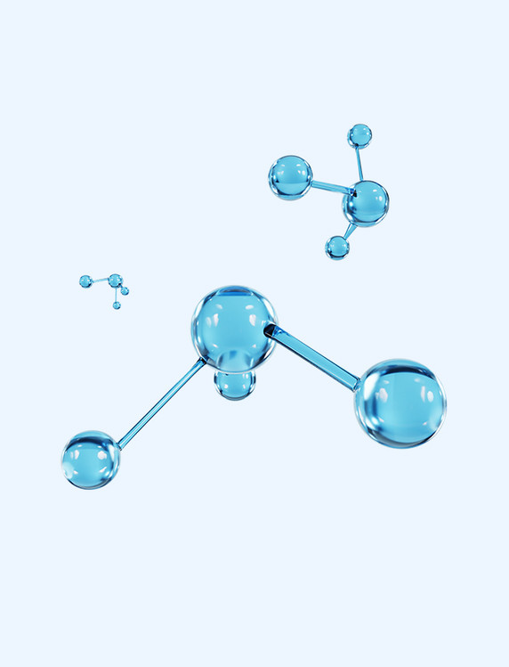3D立体医疗科技分子结构