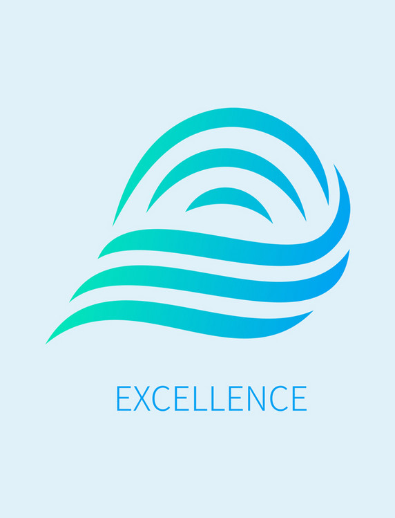 简约公司企业渐变logo