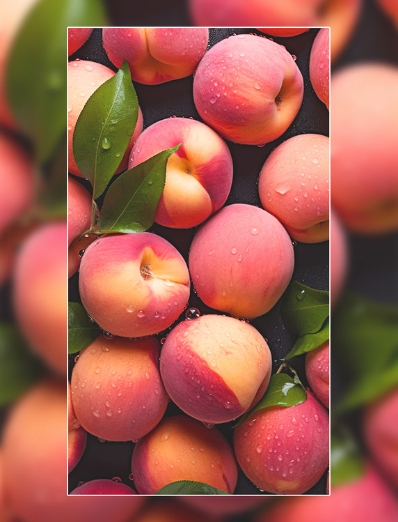 新鲜水蜜桃毛桃甜桃夏天生鲜