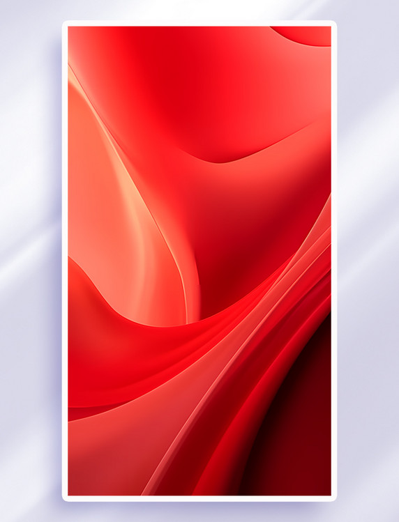 质感丝滑红色背景