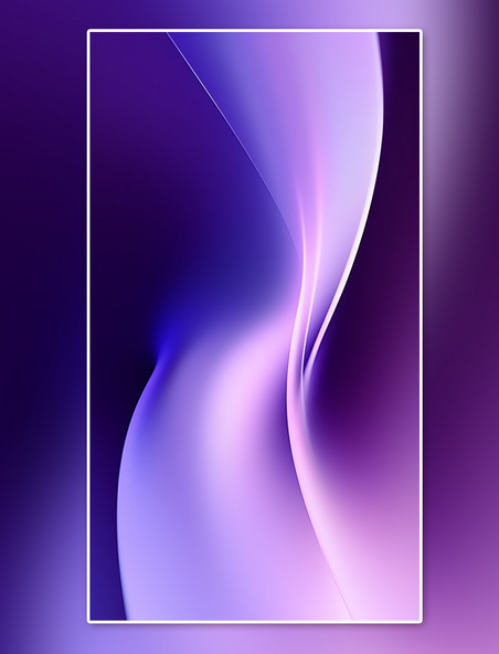 渐变紫色手机壁纸抽象光滑的曲线线条