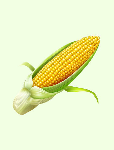 图形背景一部简单的玉米卡通