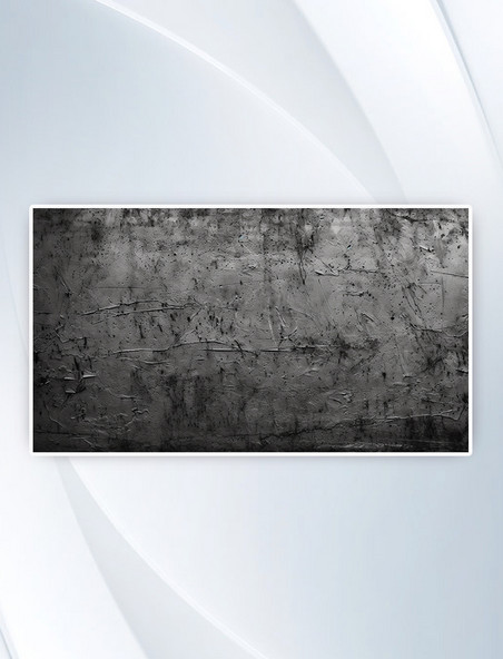 旧的黑色水泥墙或暗灰色粗糙的地板质感纹理背景