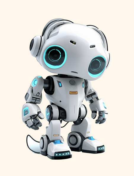 可爱机器人充电