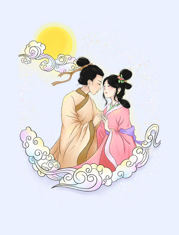 中国传统七夕情人节牛郎织女