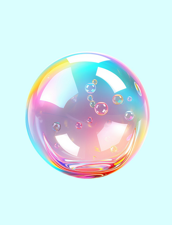 透明清新气泡