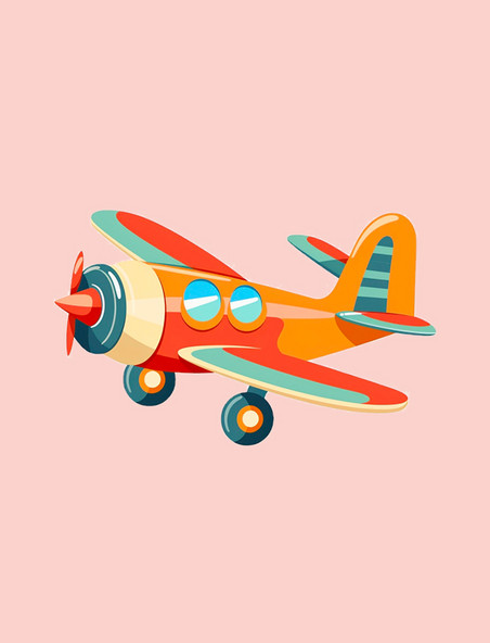 卡通儿童玩具飞机