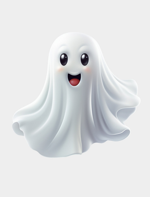 灵异卡通幽灵鬼怪可爱万圣节元素万圣夜