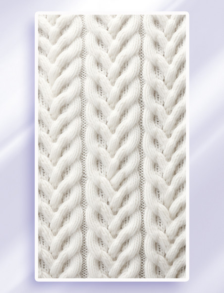 白色质感毛线编织平铺底纹背景冬天冬季
