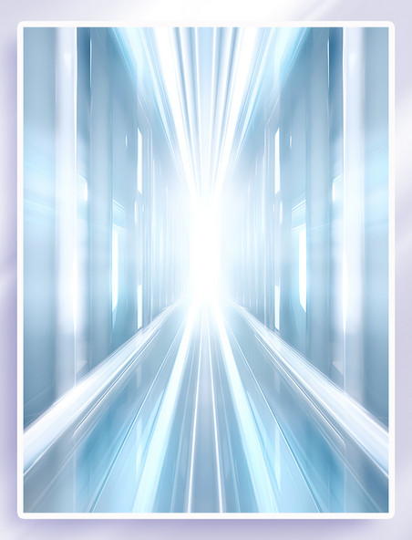 浅蓝色抽象的光束科技科幻光线背景